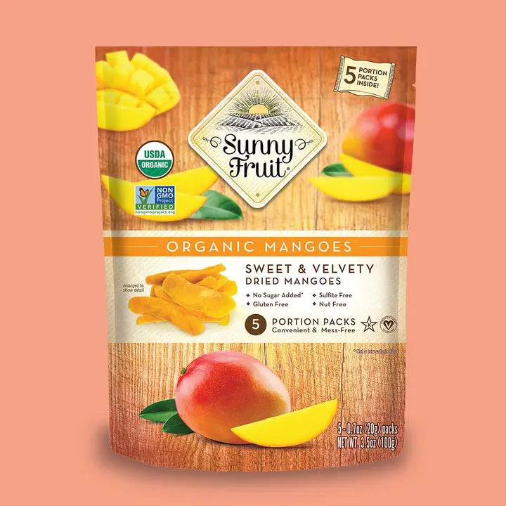 Sunny Fruit Organic Dried Mangoes