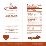 Nuts On The Run Cinnamon Vanilla Pecans