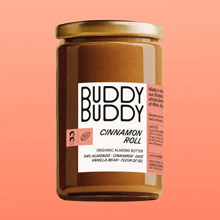BUDDY BUDDY Organic Cinnamon Roll Almond Nut Butter