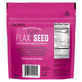 Flackers Organic Flax Seed Crackers, Rosemary
