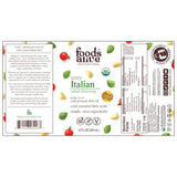 Foods Alive Zesty Italian Salad Dressing - Organic