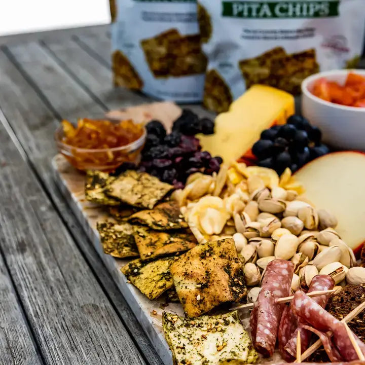 Terranean Za'atar Twice-Baked Pita Chips