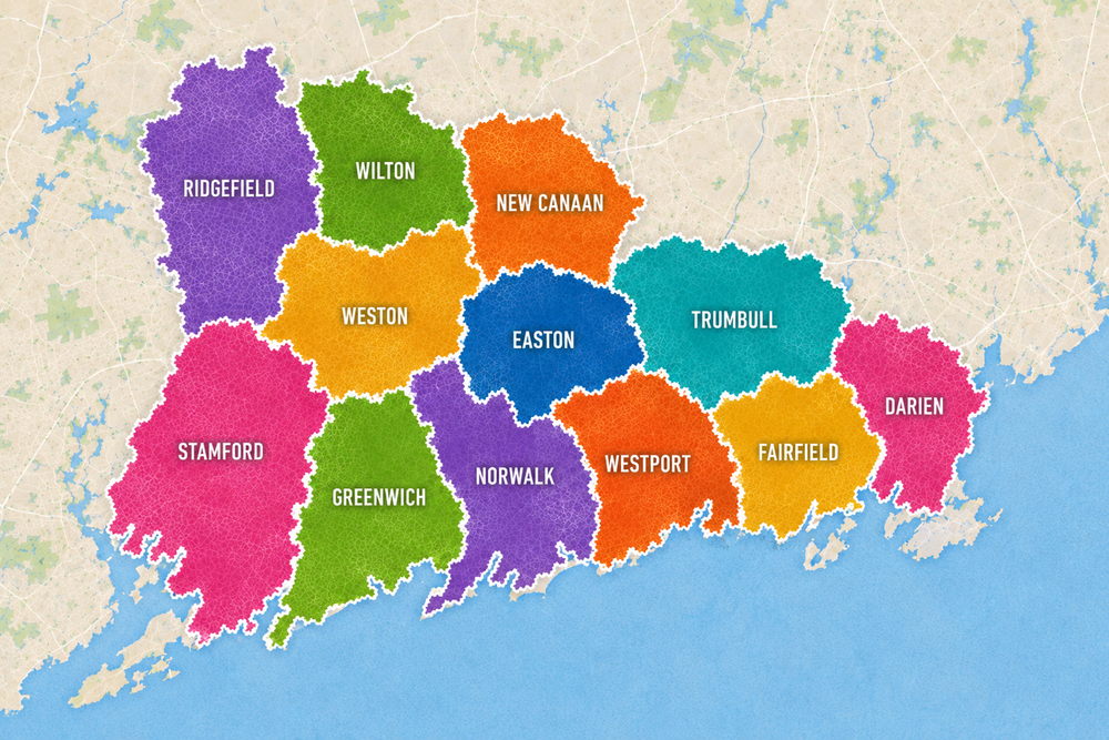 Fairfield County, CT & Nearby Areas