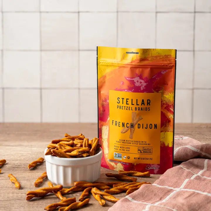 Stellar Pretzel Braids- French Dijon- 5oz