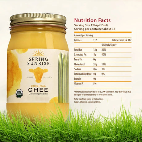 Organic Grass Fed Ghee