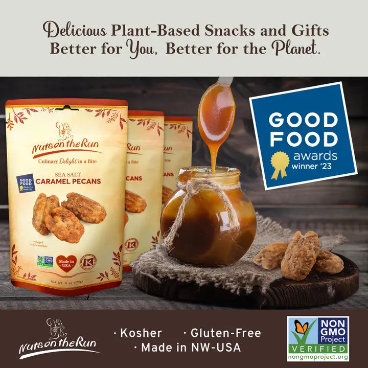 Nuts On The Run Sea Salt Caramel Pecans
