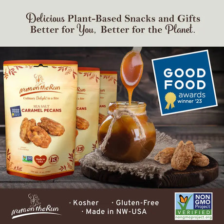 Nuts On The Run Sea Salt Caramel Pecans