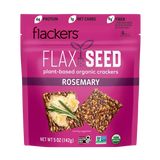 Flackers Organic Flax Seed Crackers, Rosemary