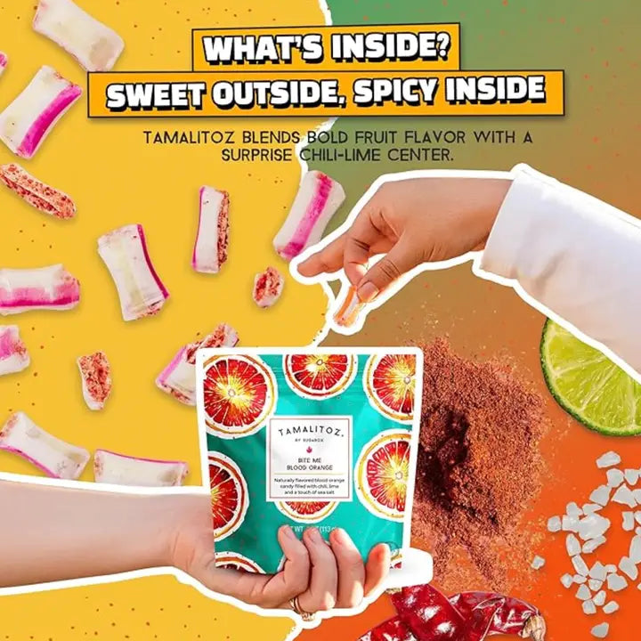 Tamalitoz Spicy Candy - Bite Me Blood Orange