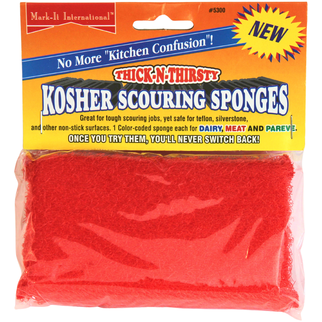 Mark-It International Kosher Meat Scouring Sponge