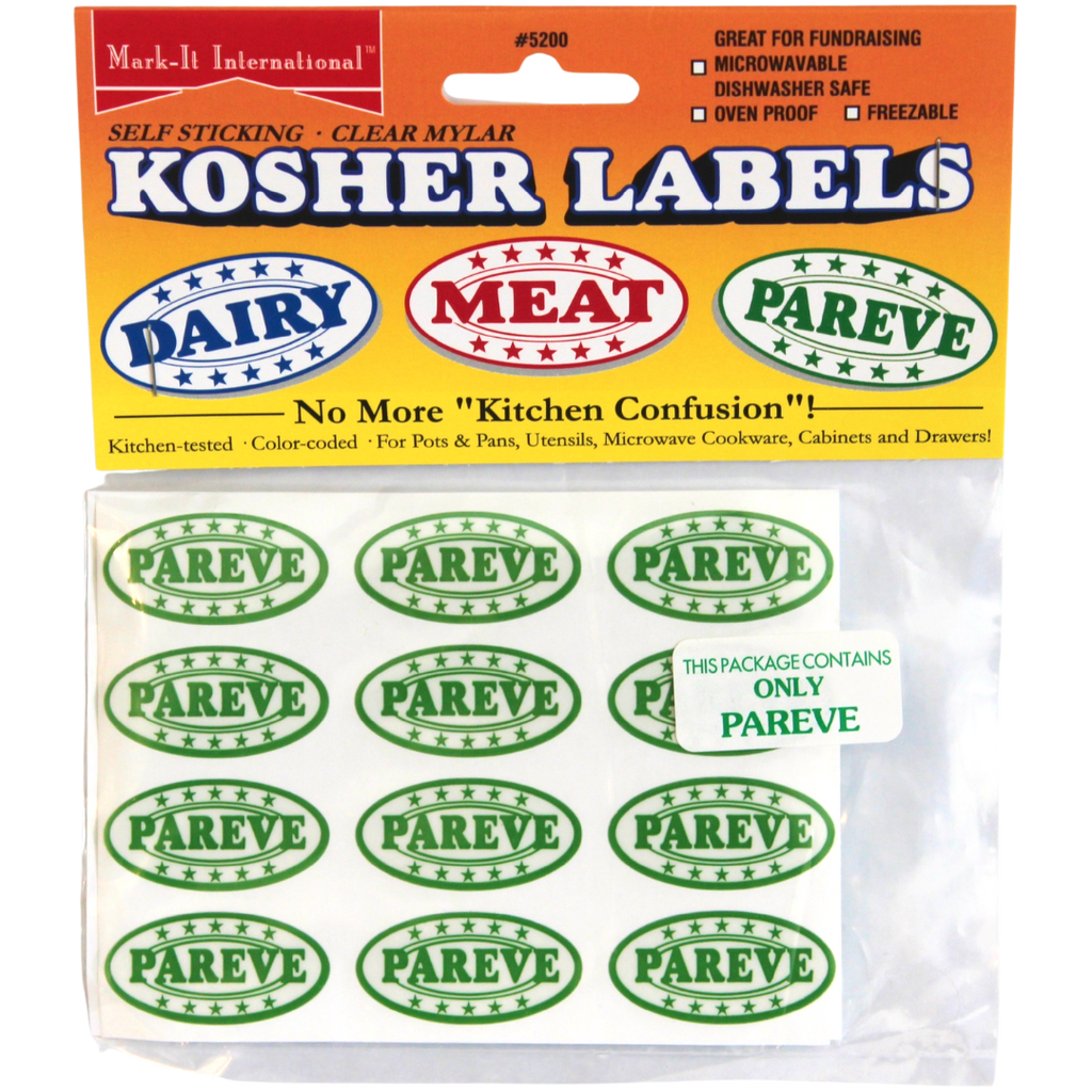 Mark-It International Kosher Pareve Labels