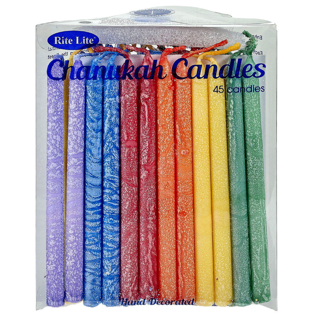 Rite Lite Frosted Multicolor Chanukah Candles