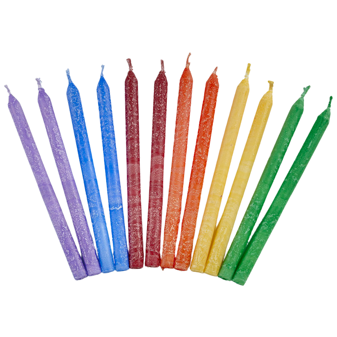 Rite Lite Frosted Multicolor Chanukah Candles