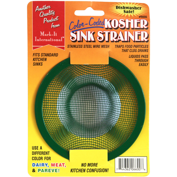 Mark-It International Kosher Pareve Sink Strainer