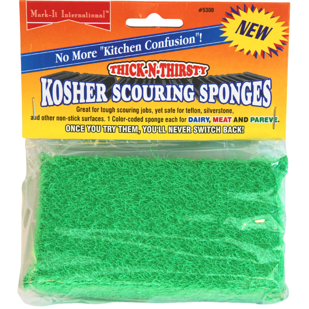 Mark-It International Kosher Pareve Scouring Sponge