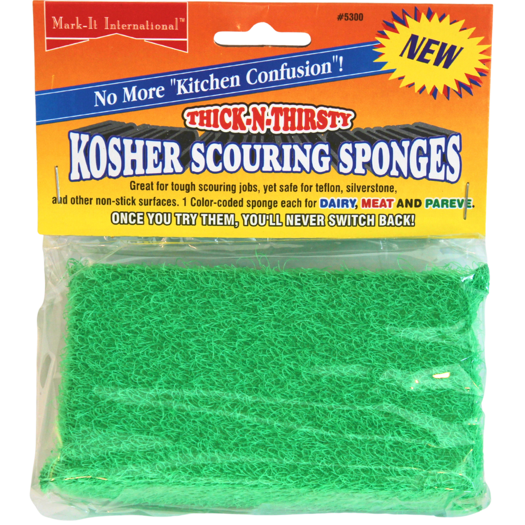 Mark-It International Kosher Pareve Scouring Sponge