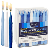 Rite Lite Blue & White Chanukah Candles Value Pack