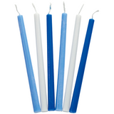 Rite Lite Deluxe Chanukah Candles - Blue & White