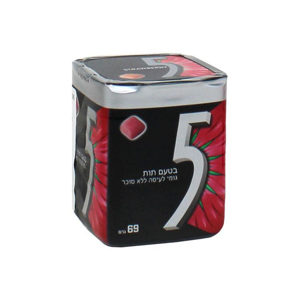 5 Strawberry Gum Cube