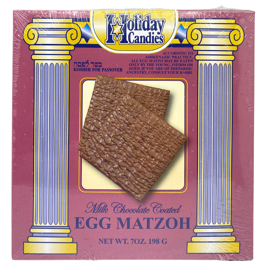KFP Holiday Candies Milk Chocolate Coated Egg Matzoh