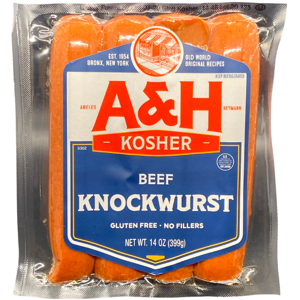 Kosher A & H Beef Mini Hot Dogs 12 oz