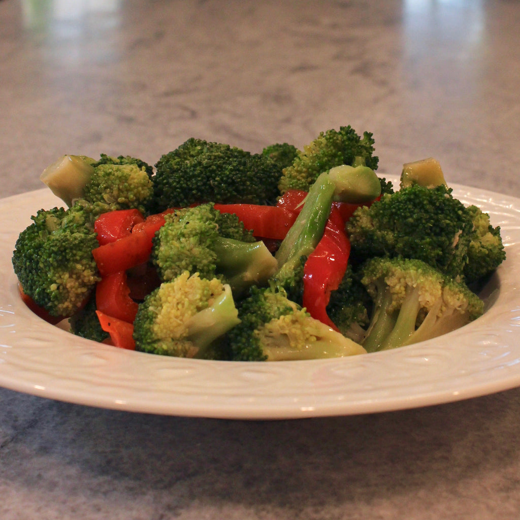 Broccoli & Roasted Red Peppers