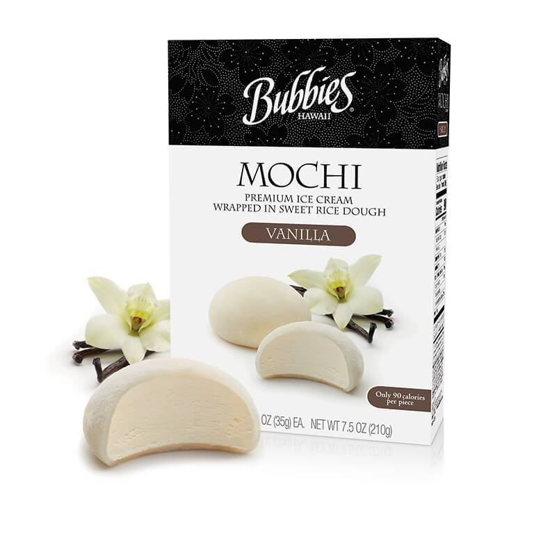 Bubbies Vanilla Mochi Ice Cream