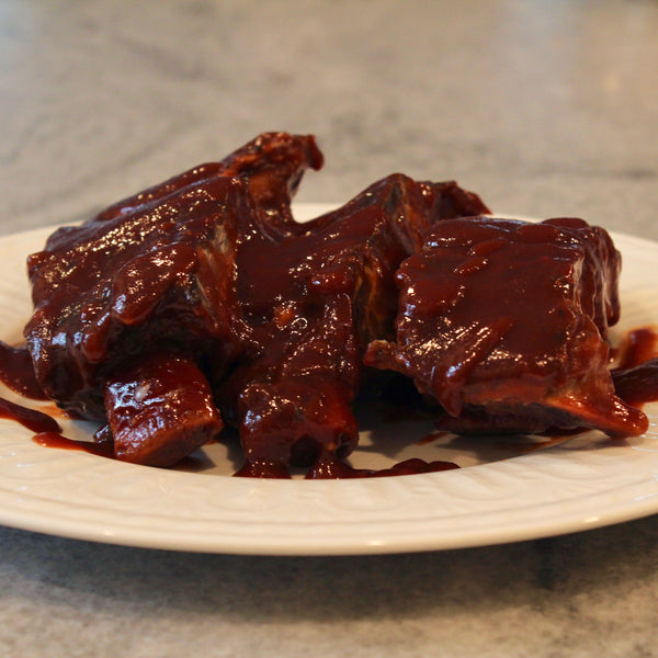Bourbon Barbecued Beef Ribs