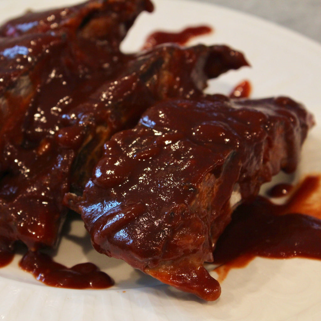 Bourbon Barbecued Beef Ribs