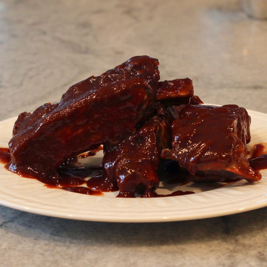 Bourbon Barbecued Beef Ribs