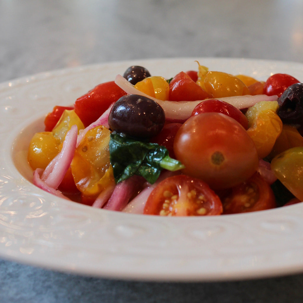 KFP Baby Heirloom Tomato Salad