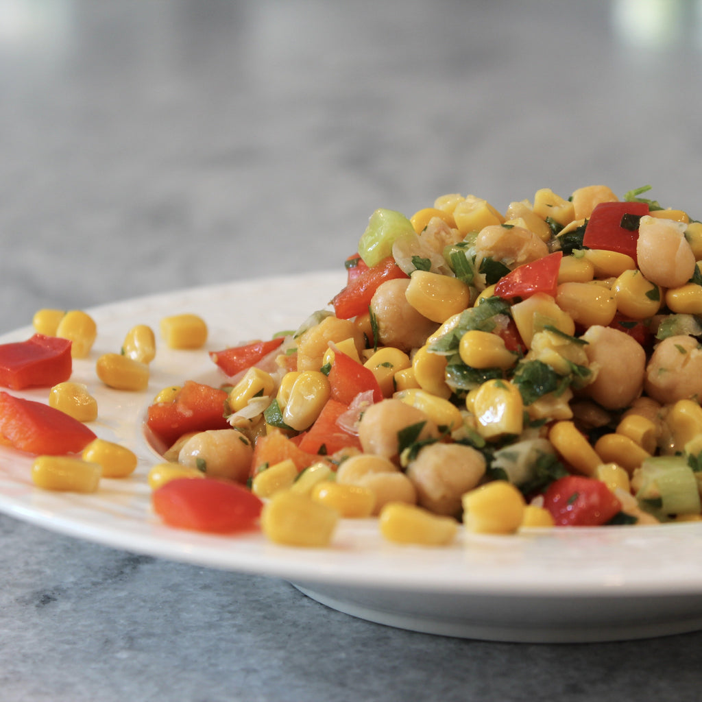 Chickpea & Corn Salad Catering Bowl