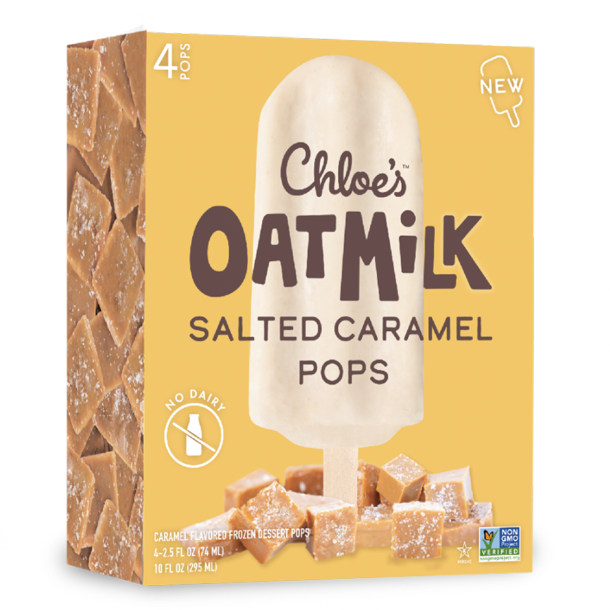 Chloe's Oat Milk Salted Caramel Pops