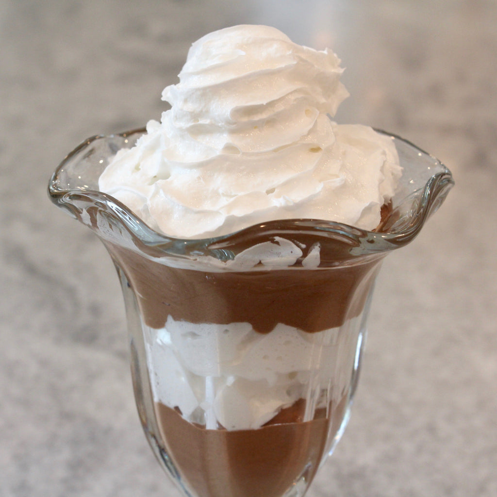 Chocolate Mousse with Whipped Topping