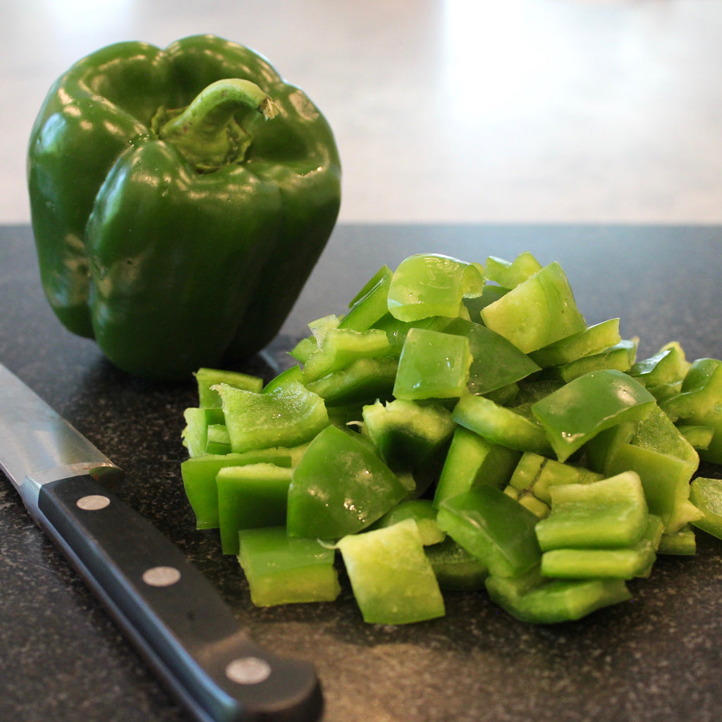 Chopped Green Peppers
