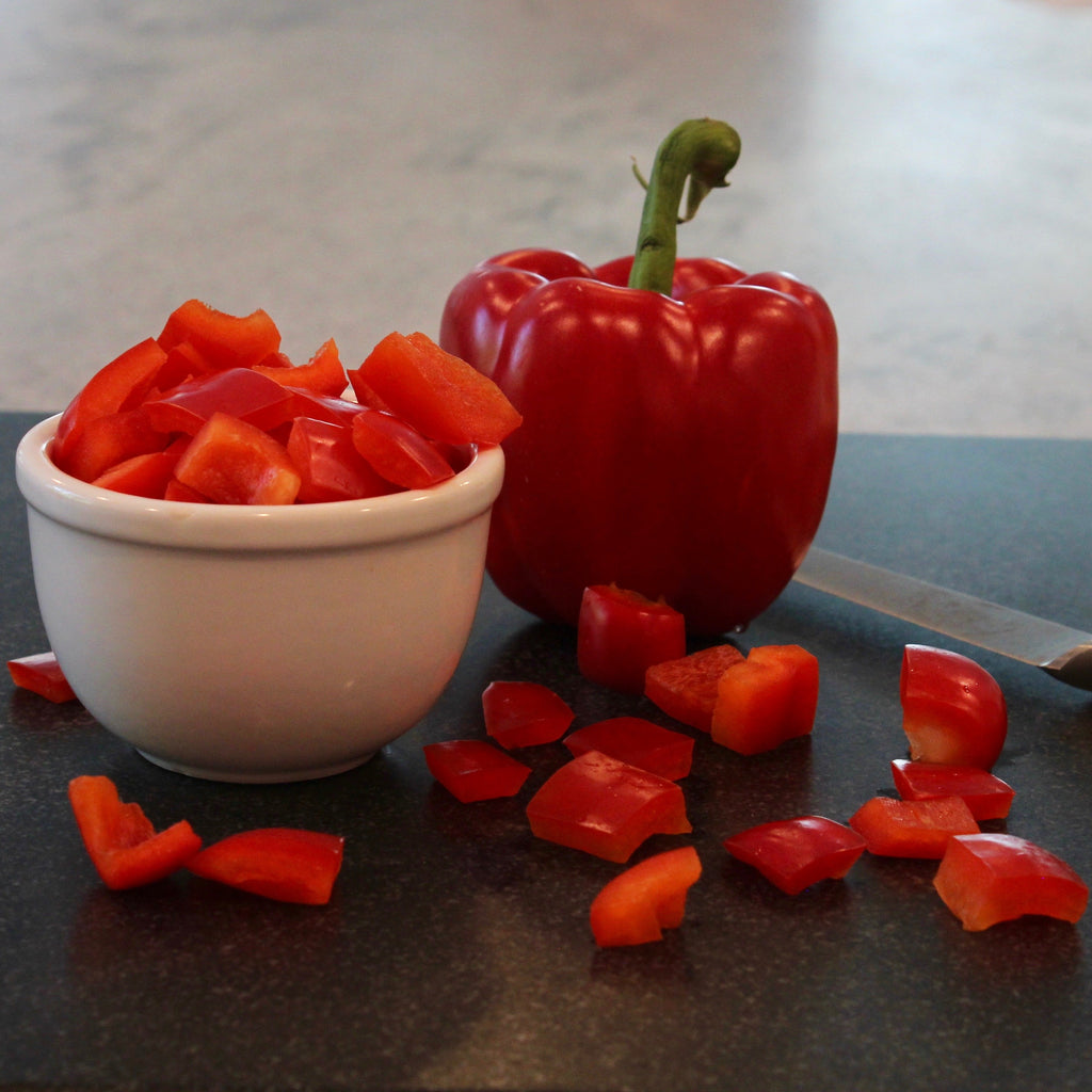 Chopped Red Peppers