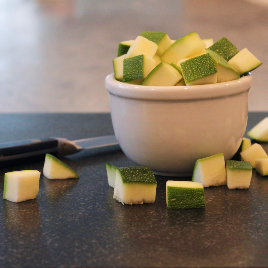Diced Green Zucchini