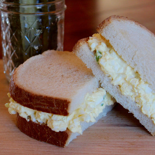 Egg Salad on Seedless Rye