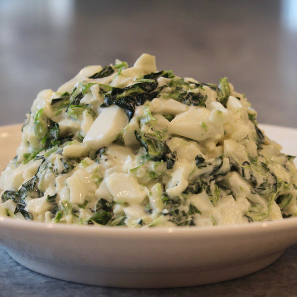 Egg White Spinach Salad