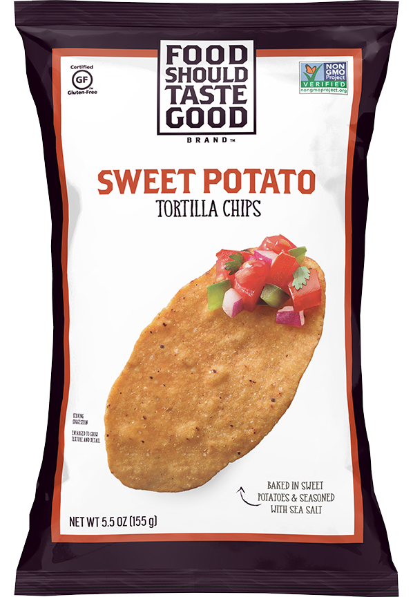 Food Should Taste Good Sweet Potato Tortilla Chips - 5.5 oz.