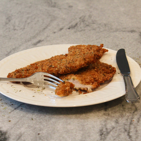Garlic & Panko-Crusted Boneless Turkey Cutlets