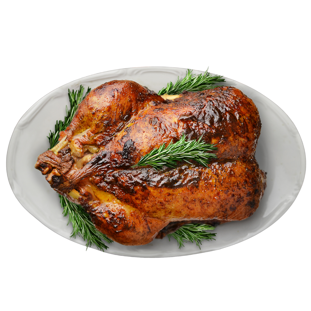 Garlic & Rosemary-Crusted Whole Roasted Turkey