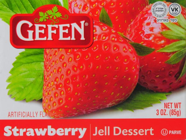 Gefen Strawberry Jell Dessert