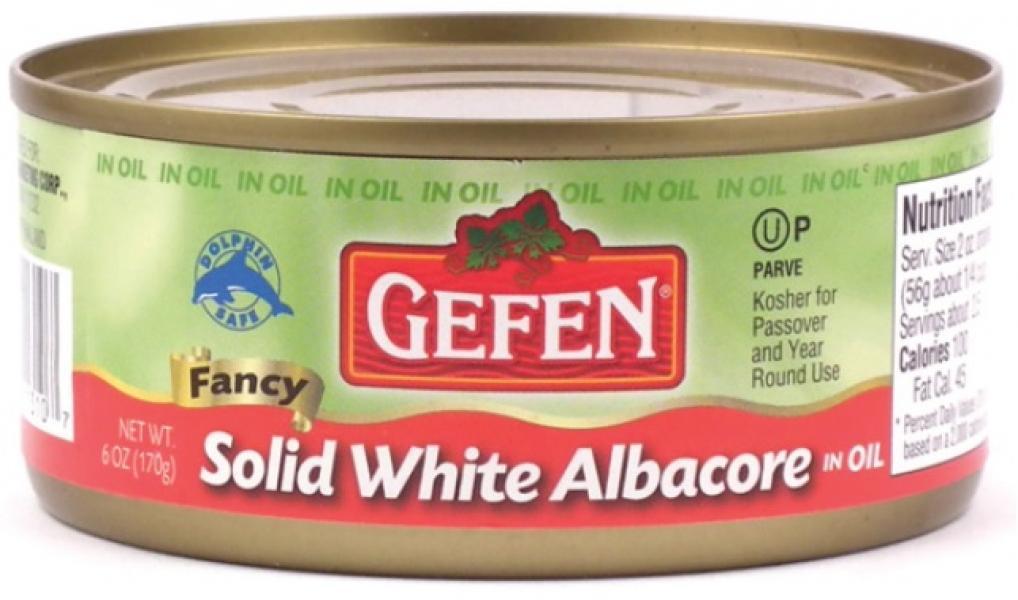 Gefen Solid White Albacore in Oil