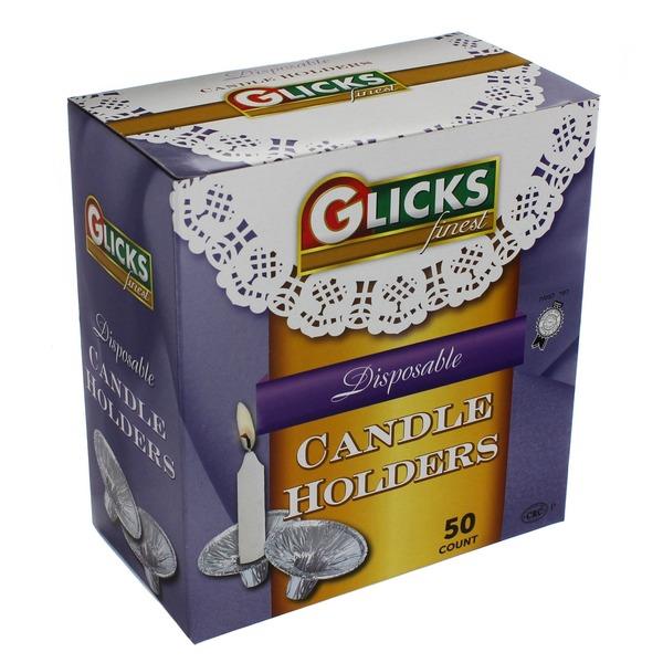 Glick's Disposable Candle Holders