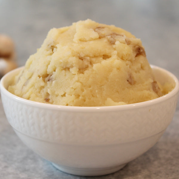 Golden Garlic Mashed Potatoes