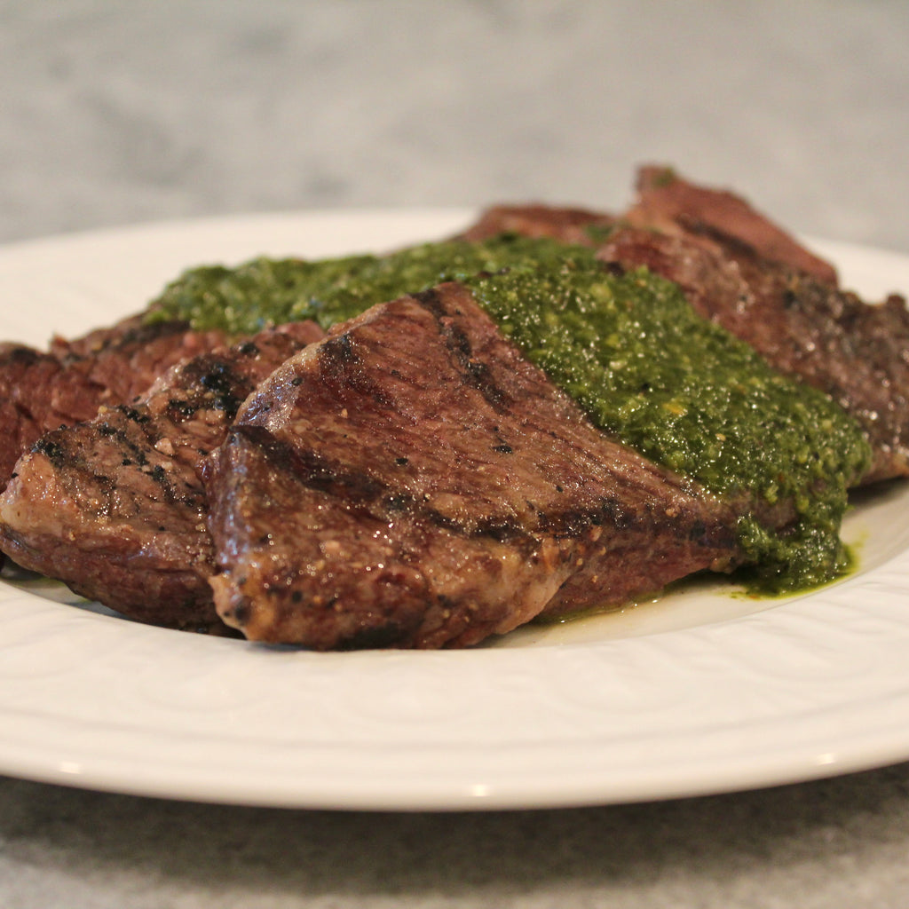 Grilled Argentinean Steak Chimichurri Catering Tray