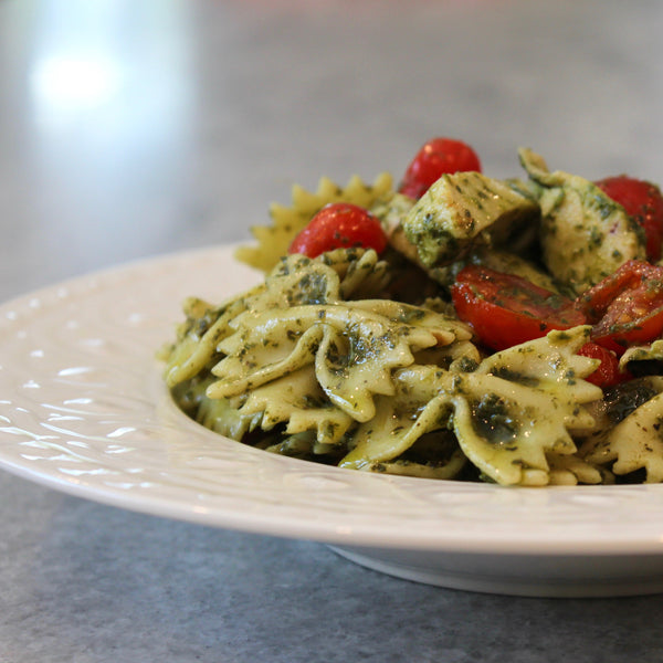 Grilled Chicken & Pasta Pesto