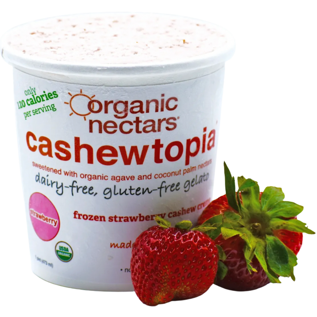 Organic Nectars Cashewtopia Strawberry Gelato