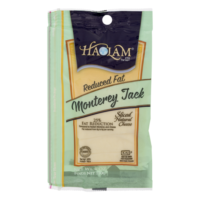 Haolam Reduced Fat Sliced Monterey Jack